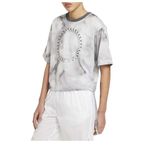 Nike Γυναικεία κοντομάνικη μπλούζα Sportswear Mesh Aop